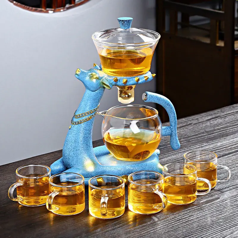 Kungfu Glass Tea Set Water Diversion For Kitchen Loose