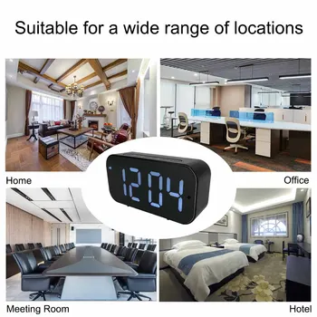 Wi-Fi Clock Camera with 1080P HD, Motion Detection & Remote Viewing, Indoor Security Camera with Recording for Home/Office 3