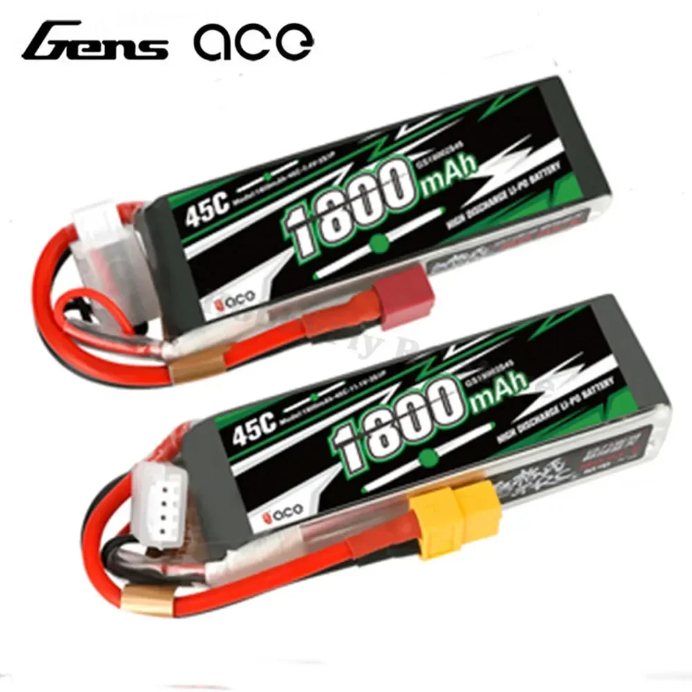 Batterie LiPo 1800-2700mAh posée à côté d'un drone RC, prête à être installée