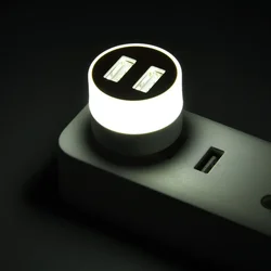 USB LED Eye-Friendly Reading Lamp - Compact, Portable Book & Night Light (White light)