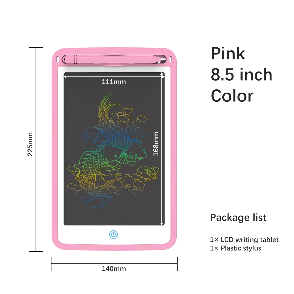 8.5 Inch-pink