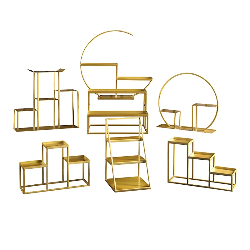Gold Nordic Cake Stand Living Room Dining Bar Home Garden Cake Stand Pastry Restaurant Party Aesthetic Moule Gateau Dessert Tool