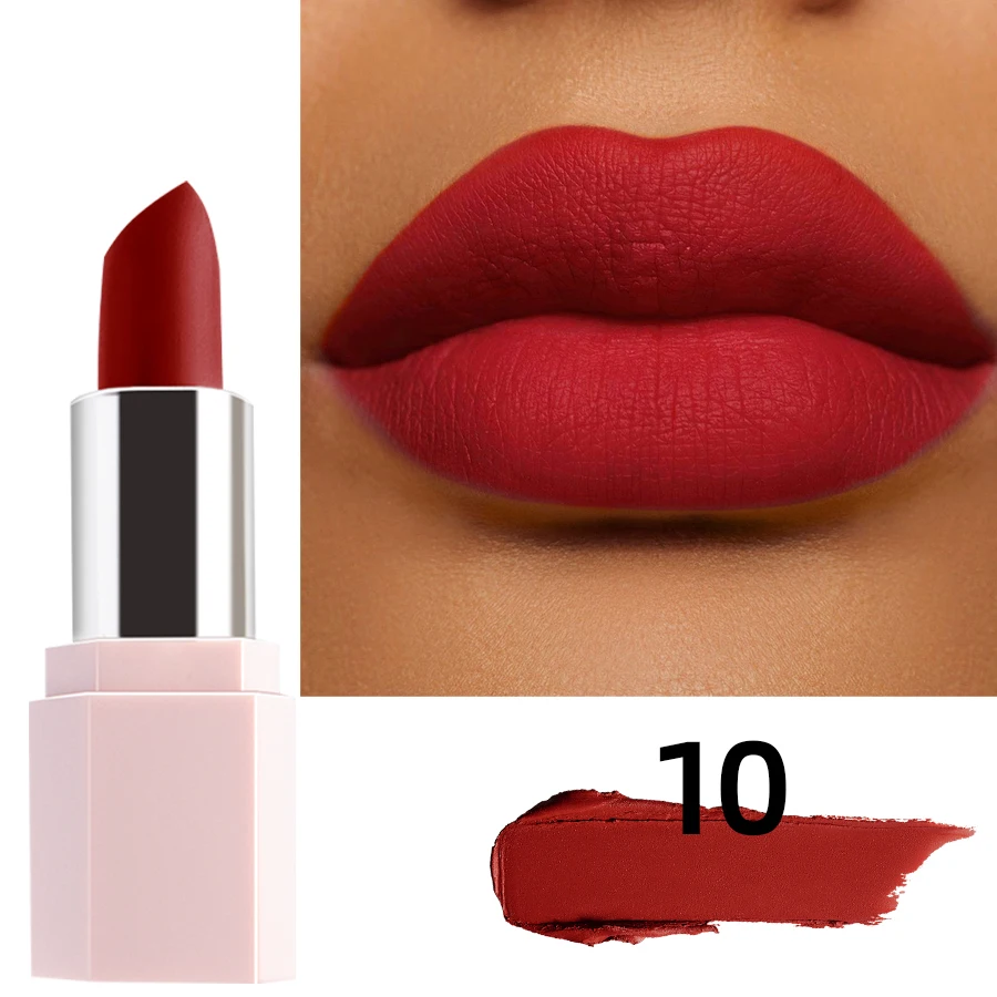 Mattes Samt Lippenstift Langhaltend Wasserfest Lippenfarbe_voghion.com