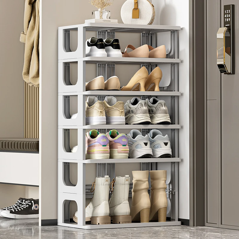 Formwell shoe storage rack, multi-functional storage rack, tools-free installation, shelf removable to fit different shoes