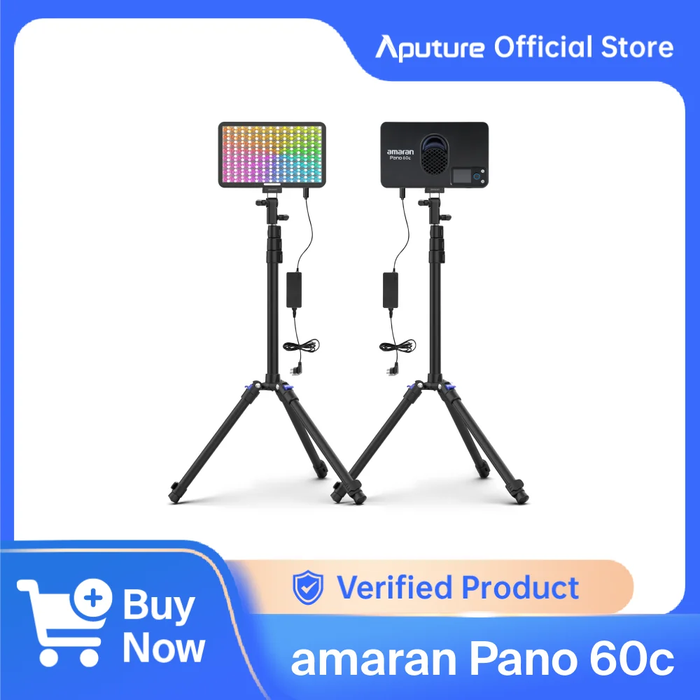 amaran Pano 60c 写真撮影ライト RGBWW 2300K-10000K