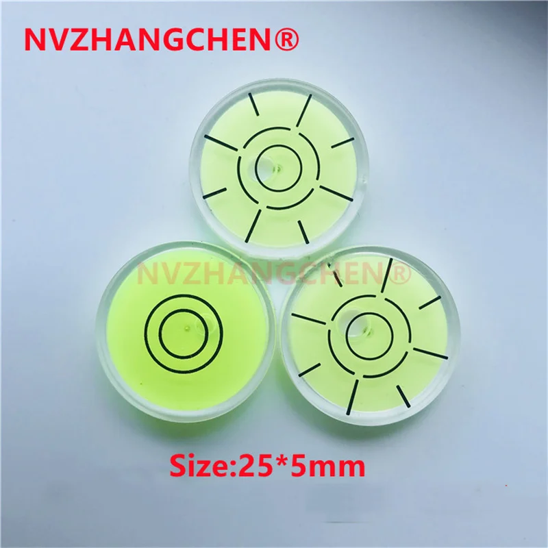Precision Horizontal Bubble Bulls Eye Horizontal Spirit Level Bubble Inclinometer Green Bullseye for Diy Horizontal Measure Tool