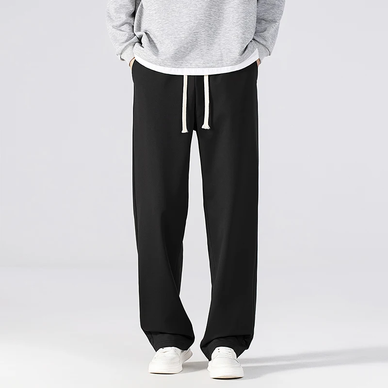 CHRLCK Men's Staight Sweatpants Sport Pants Men Running Pants Spring Autumn Loose Casual Sweat Pants Running Jogging Trousers 2