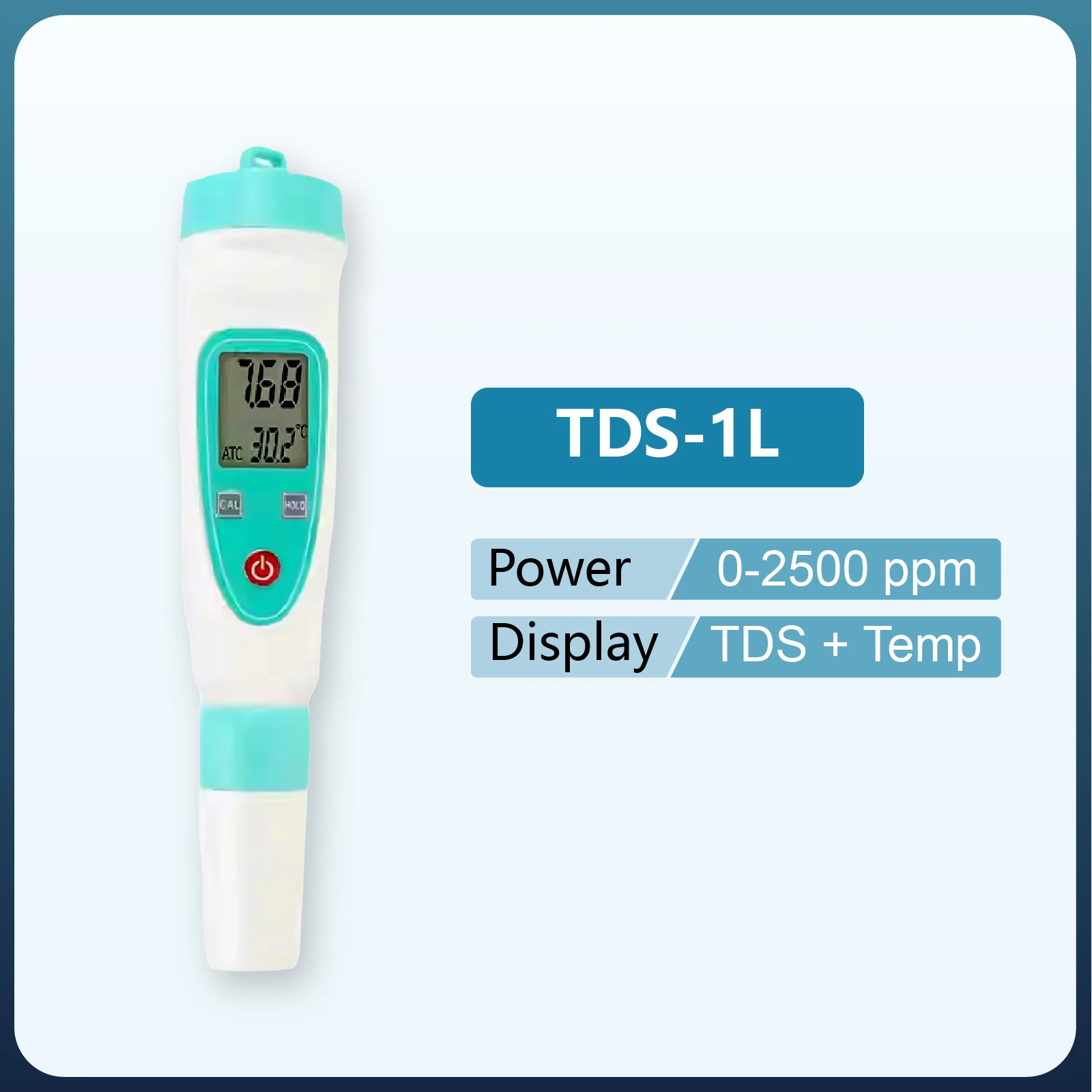 מד pH דיגיטלי בצורת עט דיוק גבוה למדידת איכות מים מתאים לאקווריומים ובריכות עם תצוגת LCD ניידת