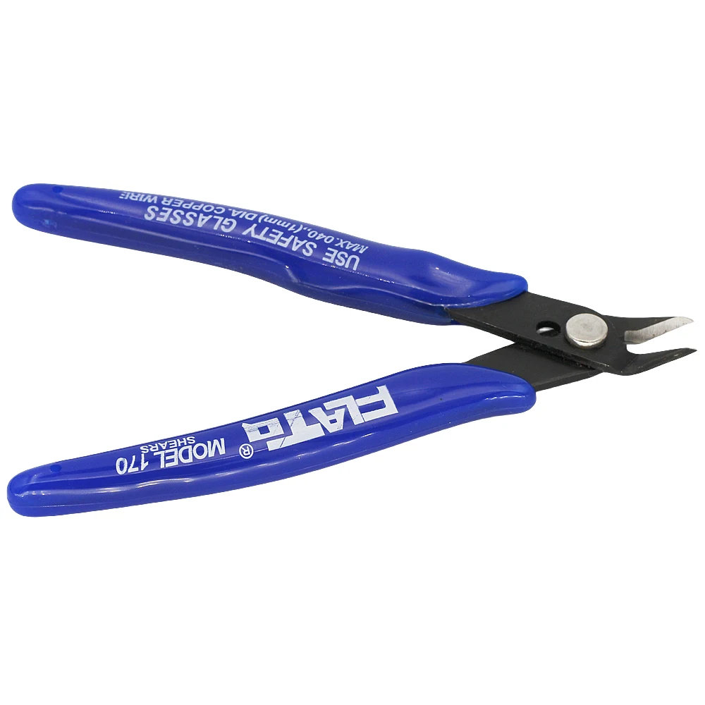 Electronic Diagonal Oblique Pliers Plastic Nozzle Side Cutting Nippers Wire Cutter Outlet Scissors Models Grinding Tools