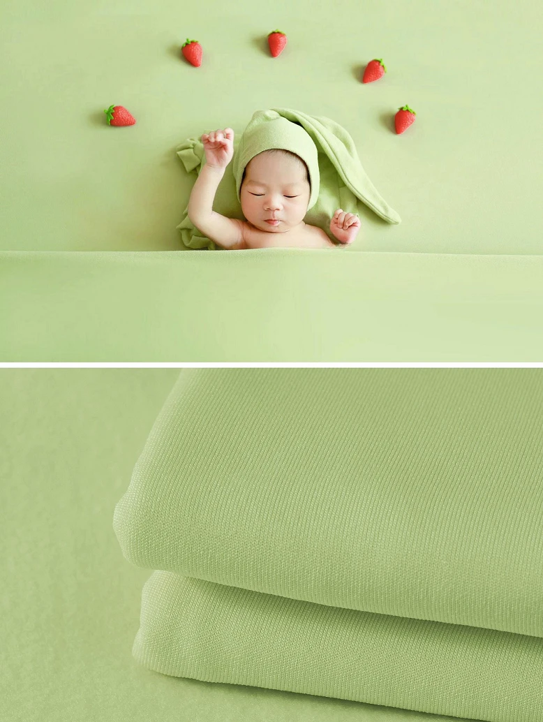 Luxurious Newborn Photography Wrap Blanket & Backdrop Set