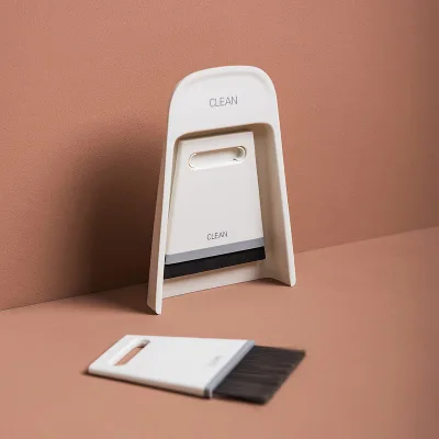 Mini broom dustpan combination set home soft fur magic small broom sweep desktop cleaning brush wiper