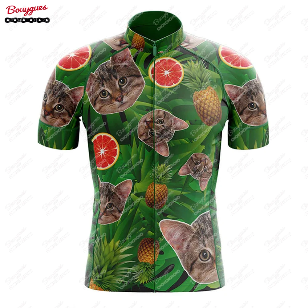 thumbnail image 1 of Maillot de ciclismo de la serie Fruit para hombre, manga corta, reflectante, para ciclismo de montaña, equipo profesional de descenso, nuevo, 1 of 5