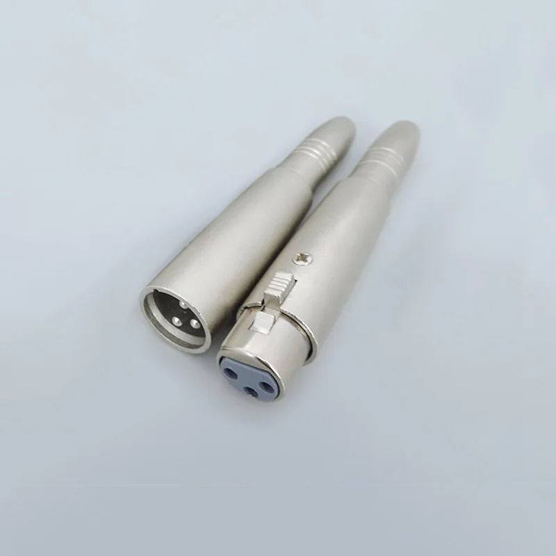 XLR Male to 1/4 Inch Mono Female Audio Cable Adapter