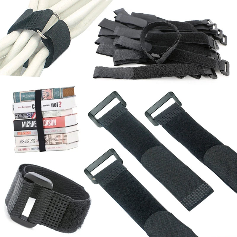 Anti-Slip Nylon Reverse Buckle Strap Hook and Loop Cable Ties Fastener Tape  - China Cable Ties and Hook and Loop price