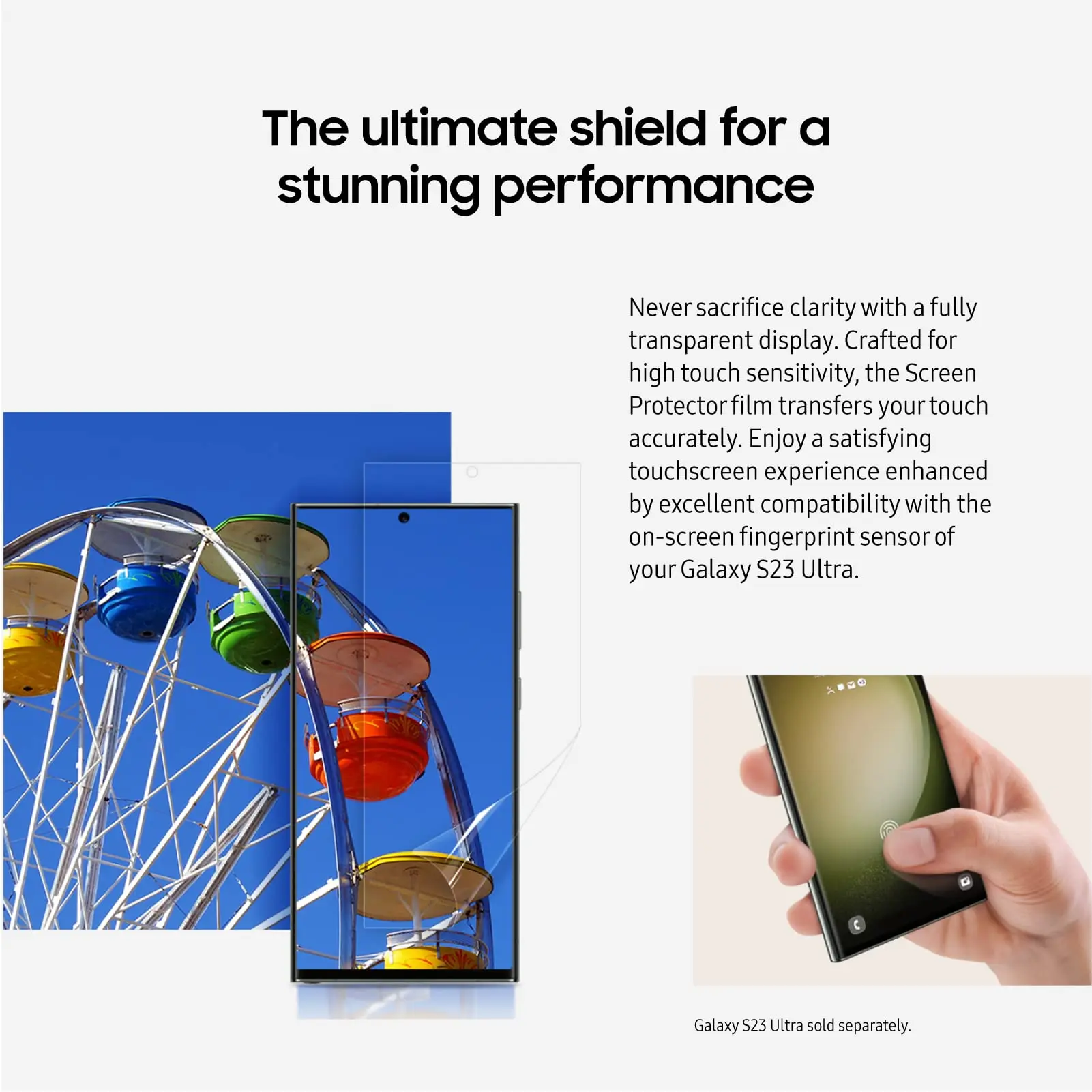 Samsung Screen Protector Duo - Premium Scratch-Resistant & Anti-Fingerprint Protection