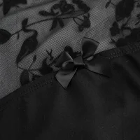 Design Sensation Lace Splicing Long Sleeve Mesh T-Shirt Sexy Elegant Style Full Sleeve Square Collar Polyester Fiber Top - Image 3