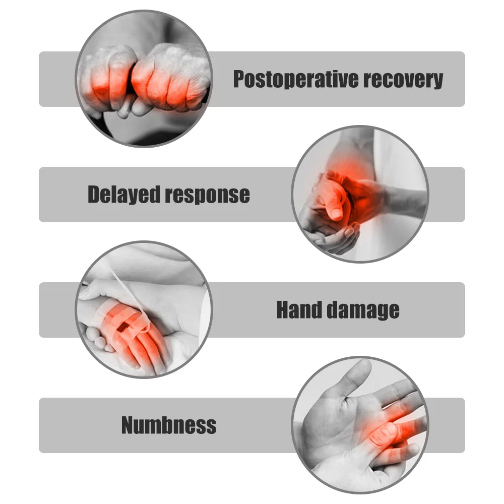Finger Trainer Protable Rehabilitation Robot Gloves Stroke Hemiplegia Cerebral Infarction Training Device Finger Exerciser Hand Function Recove