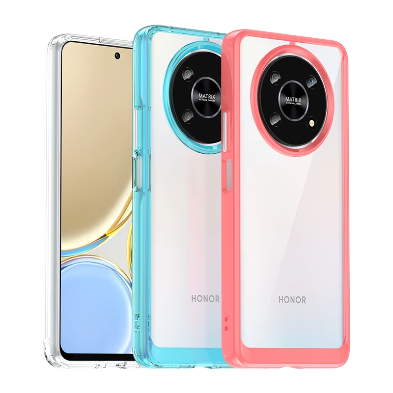 Per Honor X9 Custodia Honor X8 X9 4G 5G Cover Cover Antiurto Candy Hard Tpu Custodia Protettiva In Silicone Morbido Per Honor X9