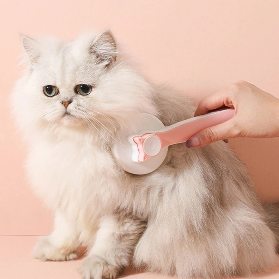1PC cat comb for removing floating fur, dog massage comb for removing fur, brush self-cleaning