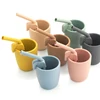 Baby Soft Silicone Drinking Straw Clip Holder Baby Feeding Soup Milk Juice Straw Children's Tableware Feeding Bowl Accessories 3
