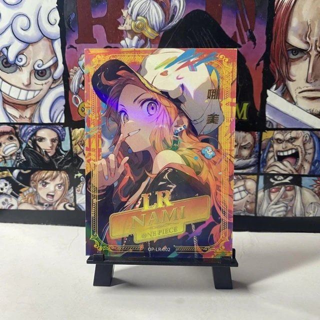 Personagens One Piece Anime Monkey D., Coleção de cartões Red Figure Gold  Foil, Luffy, Roronoa, Zoro, Nico, Robin, Nami, Criativo - AliExpress