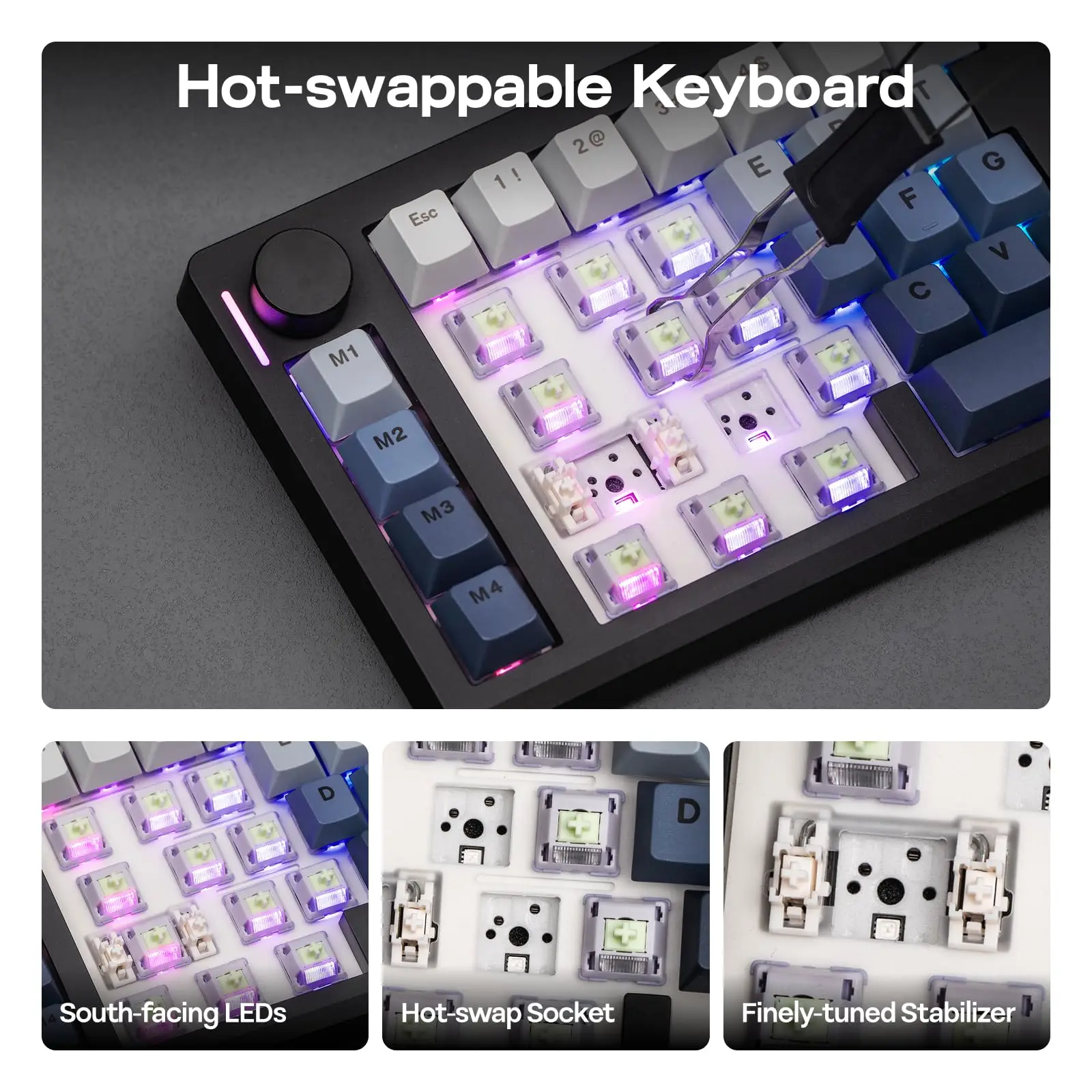 EPOMAKER Split70 ワイヤレスエルゴノミクスキーボード（QMK/VIA対応