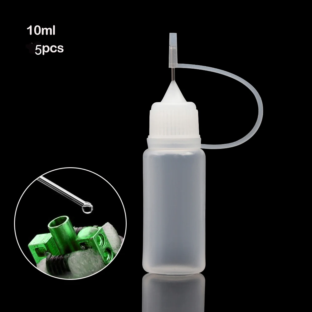 Needle Squeeze Glue Bottle Reuse Plastic DIY Handmade Scrapbooking Craft Tools 5 Pcs 10ML Hot Home Garden Accessories glue applicator bottle