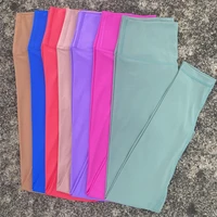 Solid Color 2.0 High Waist Yoga Legging women Sport Pant Plus Size  Athletic Gym Comprehensive Training Jog Back Built-In Pocket 1