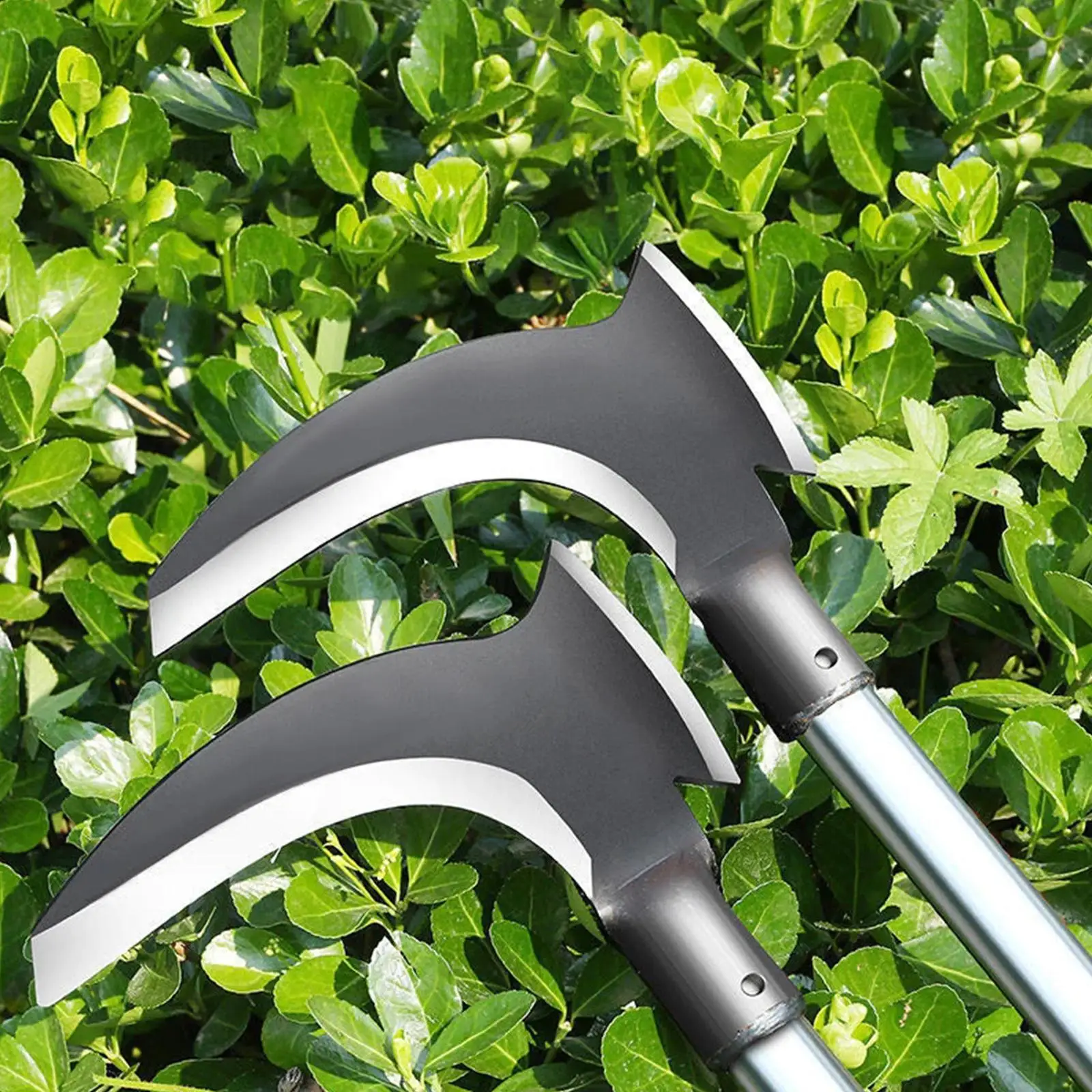 Double Sickle Chopping Scythe Axe Wood Chopping Trees Cutting Grass Machete Tools Multifunctional Weeding Agricultural Tool