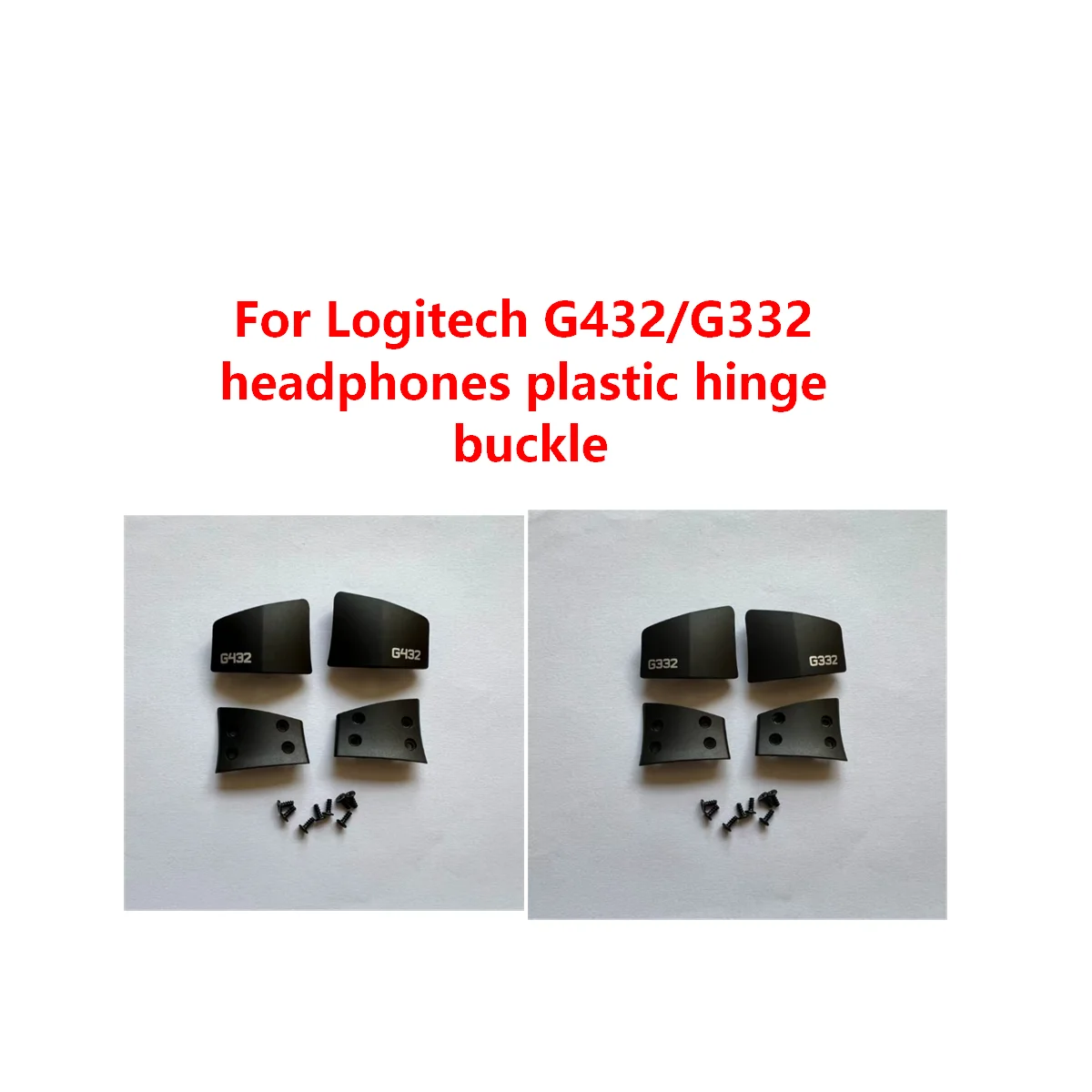 Original spare parts For Logitech G432/G332 headphones replacement plastic hinge buckle parts
