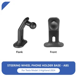 Premium Car Dashboard Magnetic Phone Holder - Steering Wheel Mount & Interior Accessory (ABS)