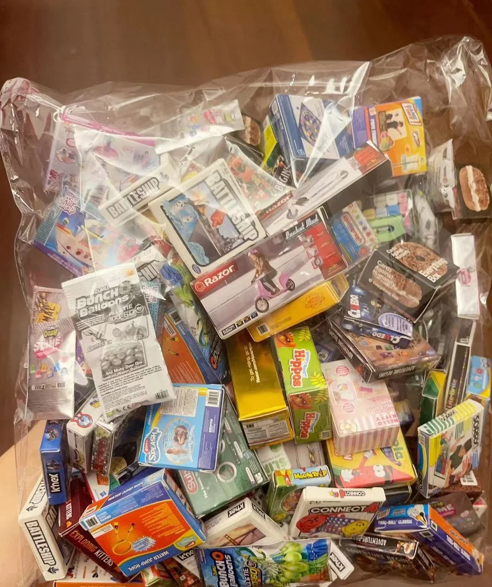 A Lot Of Different Styles Mini Empty Carton Mini Fake Toys mini Supermarket toys Carton Surprise  Mini Brands Fun Kids Gifts 4