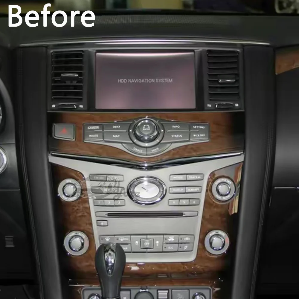 요자 카플레이 카라디오, 닛산 아르마다 패트롤 Y62 인피니티 QX56 QX80 2010-2020 용, 안드로이드 터치 스크린 멀티미디어 플레이어 내비게이션