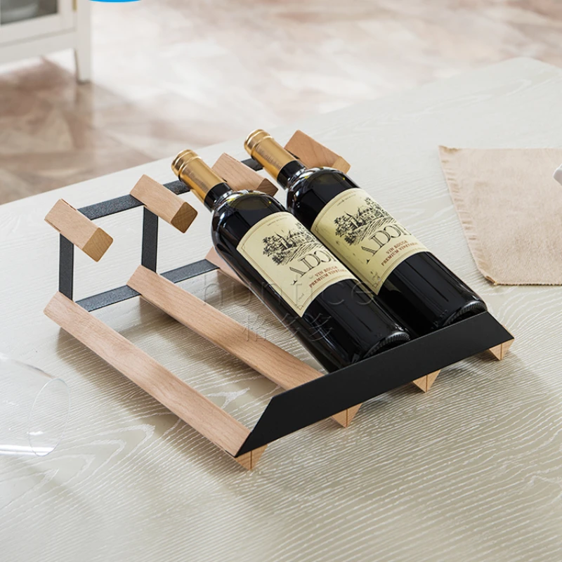 Wine Rack Modern Fashion Red Wine Bottle Rack House Decoration Bar Cabinet Display Storage Rack Creative Wine Shelf