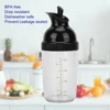 200ml Salad Dressing Shaker BPA  Prevent Leakage Salad Dressing Jar with Lid for Kitchen Dressing Container Kitchen Supplies
