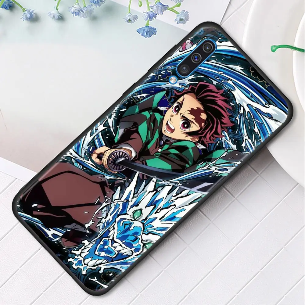 Cartoon Demon Slayer Tomioka Giyuu For Samsung A50 A40 A30 A30s A20s A20e A20 A10 M51 M31 M31s M30s M62 M52 M22 M12 M11 M21 Case samsung cases cute