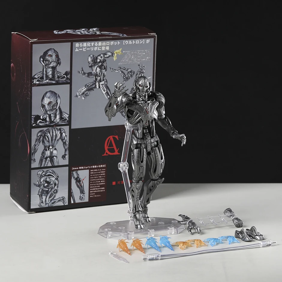 Revoltech Ultron 17 cm Figurine Articulée Marvel Collector Décoration Jouet