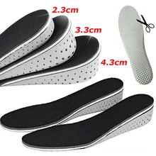 

Height Increase Insoles Men Women 2/3/4 CM Lift Up Invisible Foot Pads Inner Elevator Adjustable Cut Shoes Cushion Heel Insert