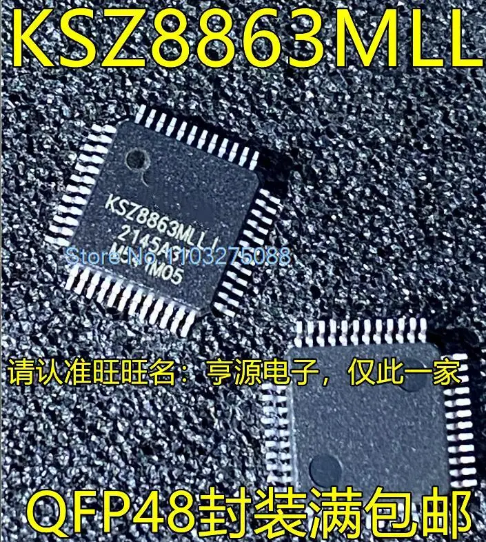 

KSZ8863MLLI MLLI QFP48 KSZ8863FLL FLLI New Original Stock Power chip