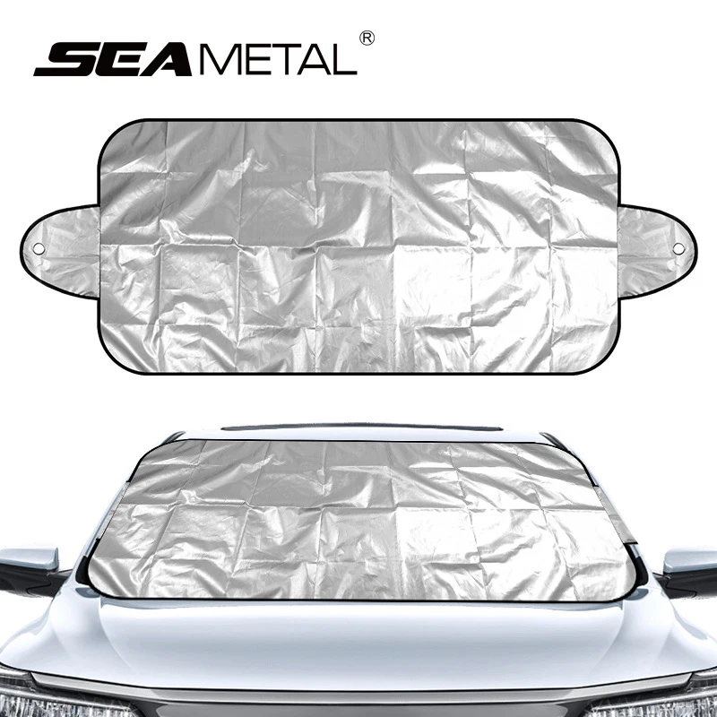 Car Sunshade Windshield Sunshade Windshield Sun Shade Car Cover Car Snow Shield Outdoor Car Windshield Sun Shade Cover UV-Reflective Sun Protection Waterproof Snow Cover Universal for Summer/Winter