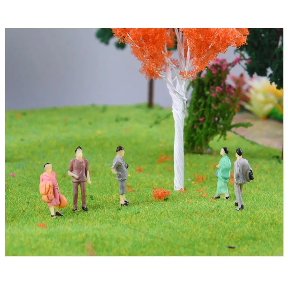 Colorful ABS Mini People Figures Model