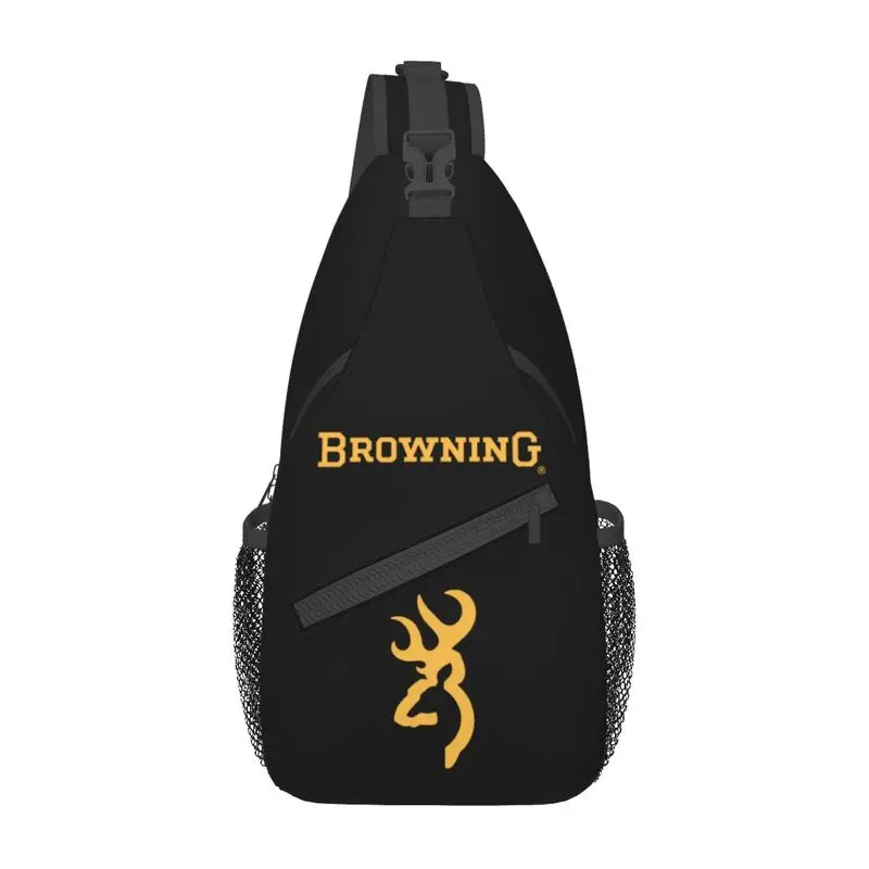 

Browning Sling Chest Crossbody Bag Men Casual Shoulder Backpack for Hiking
