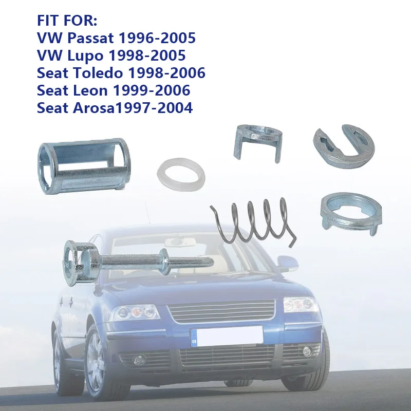 Reparatieset voor slot, reparatieset voor links rechts deurslot voor PASSAT SEAT TOLEDO LEON AROSA LUPO