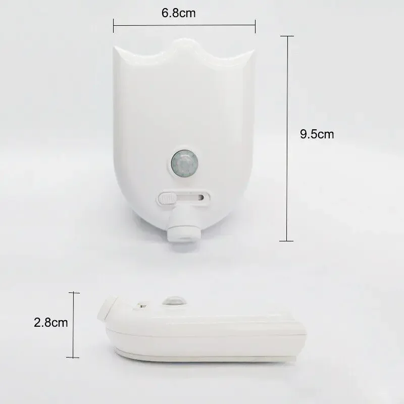 Motion Sensor LED Backlight Toilet Projection Lamp Creative Toilet Mini Night Lamp Toilet Bowl Seat Sensor Lighting Lamp 3
