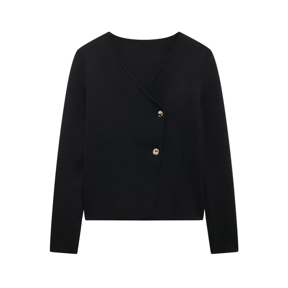 Autumn New Women's Clothing Style Slimming Asymmetric Knitted Coat Small Folded Splicing Skirt Set