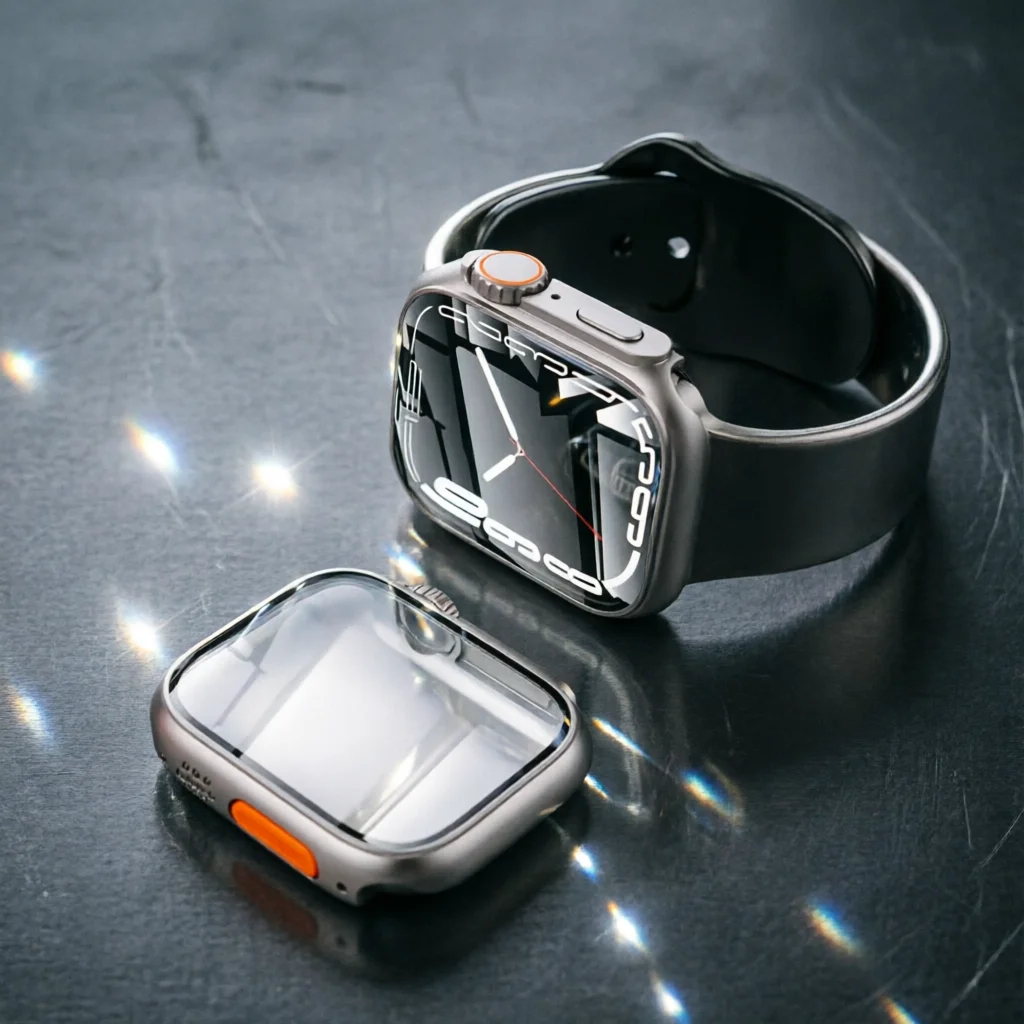 Enhanced Protective Ultra Case for Apple Watch with Screen Protector Cover