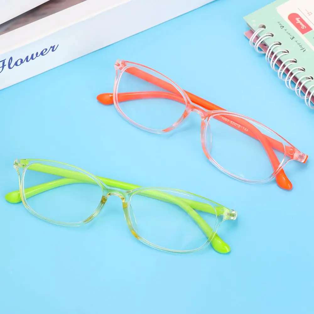 Blue Light Blocking Glasses Anti-blue Light Kids Glasses Square Optical Frame Children Boy Girls Transparent Blocking Anti Reflective UV Computer Eyeglasses blue light blocking glasses optical glasses frame
