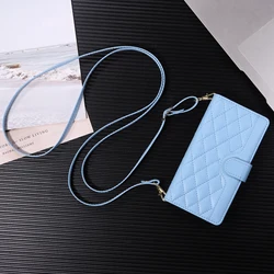 Leather Flip Case with Hand Strap and Wrist Wallet - Features 3 Card Slots for Realme Narzo 70 5G (Blue)