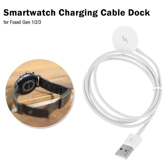 Caricabatterie per Smartwatch, Tensione di Uscita 5V Lunghezza 100cm Cavo  di Ricarica per Smartwatch Dock Protezione da Cortocircuito per Q Gen 1 (#1)