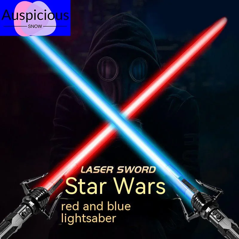 

Retractable Laser Sword 2-in-1 Luminous Toy 80cm Sword Toy Luminous Sword Children's Family Night Toy Boy Birthday Gift